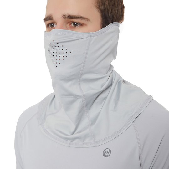 FHM Mark Mask UPF 50+ Light Grey ansiktsmask