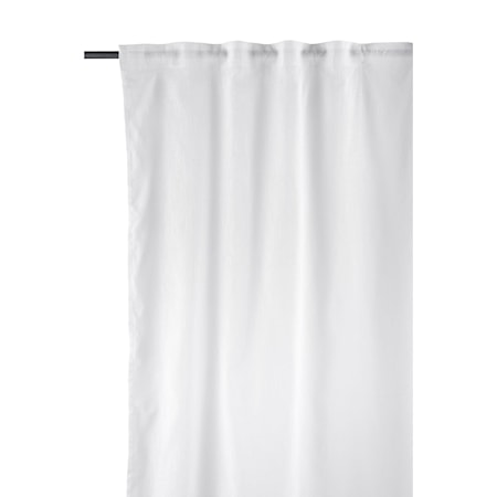 Plain Gardiner Vit extra långa set om 2st 300x150 cm