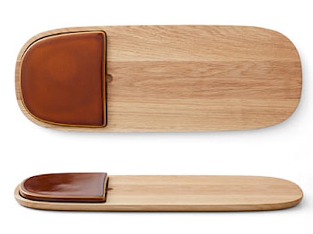 Serv.bræt 51x19cm amber Bitz