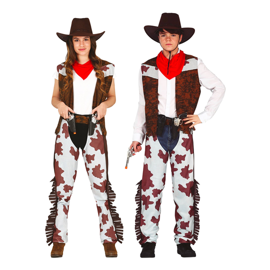 Cowboy Teen Maskeraddräkt - One size