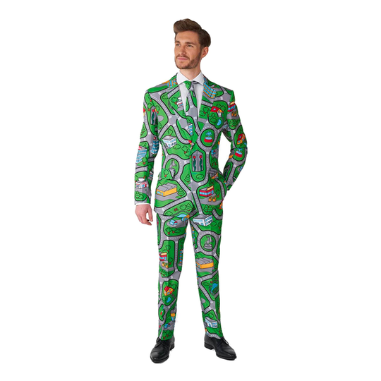 Suitmeister Carpet City Green Kostym - Small