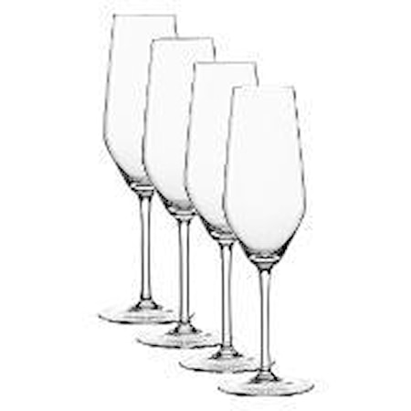 Style Champagneglas 31cl 4-pack Klar