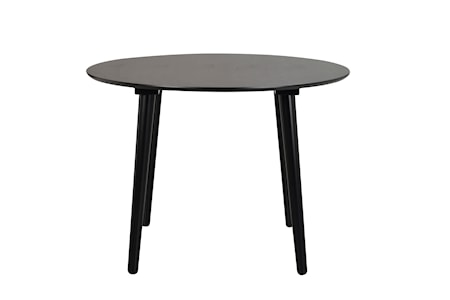 Lotta matbord Ø106 svart askfaner