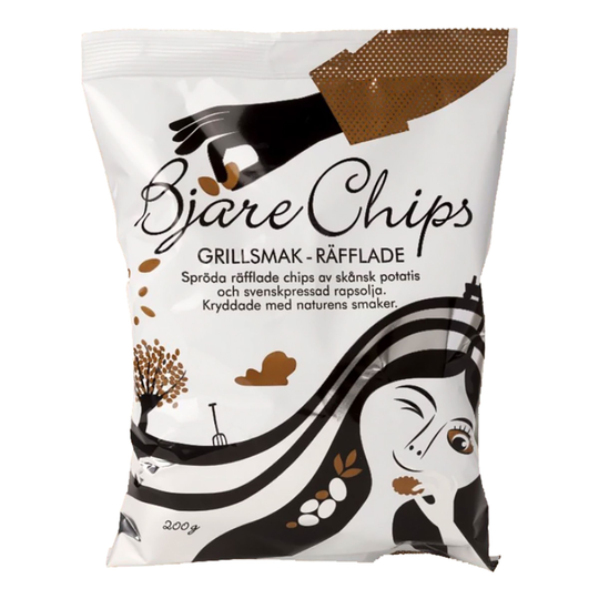 Bjäre Chips Räfflade Grill - 200 gram