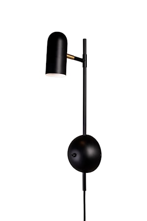 Vägglampa Swan Svart
