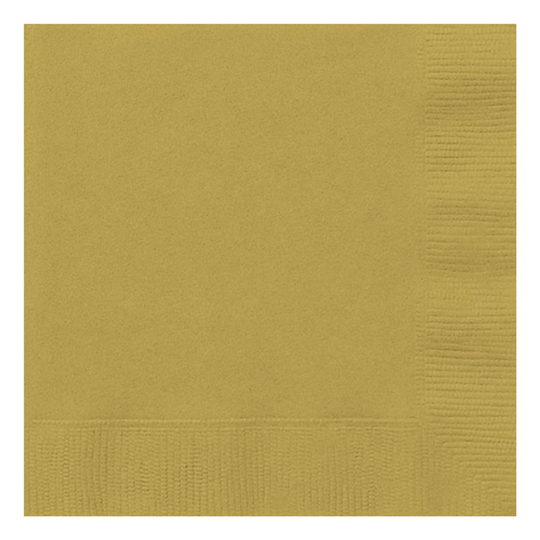 Servetter Guld - 50-pack