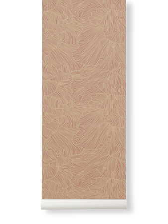 Coral Tapet Dusty Rose/Beige