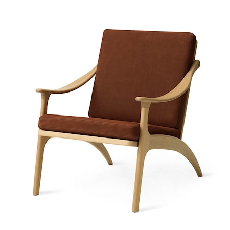 Lean Back Lounge Chair Nabuk Terra Ek