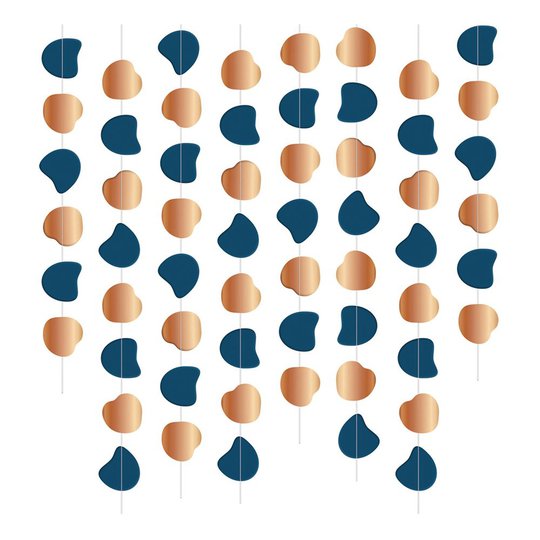 Takgirlang Hängande True Blue - 8-pack