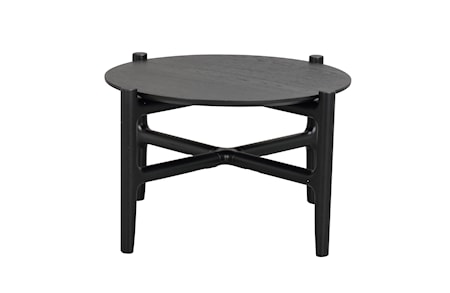 Holton soffbord runt Ø55 svart ek