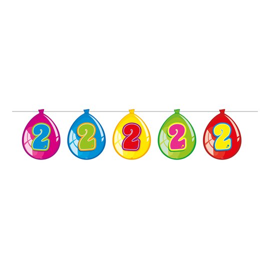 Girlang Ballonger 2-årskalas