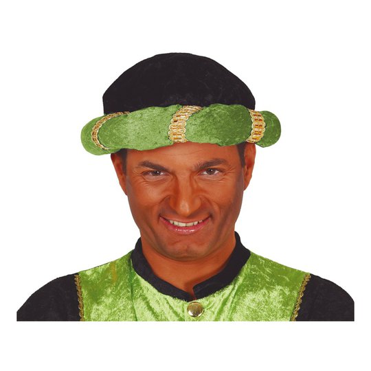 Turban Grön - One size