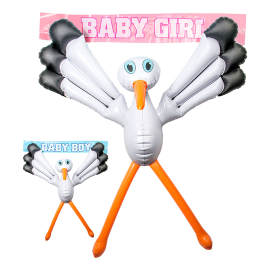 Uppblåsbar Stork