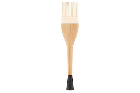 Silikonpensel med bambuhandtag 27 cm