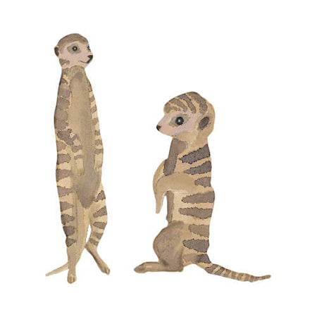 Väggdekoration Timon Babies Brown 20x6/10x14cm
