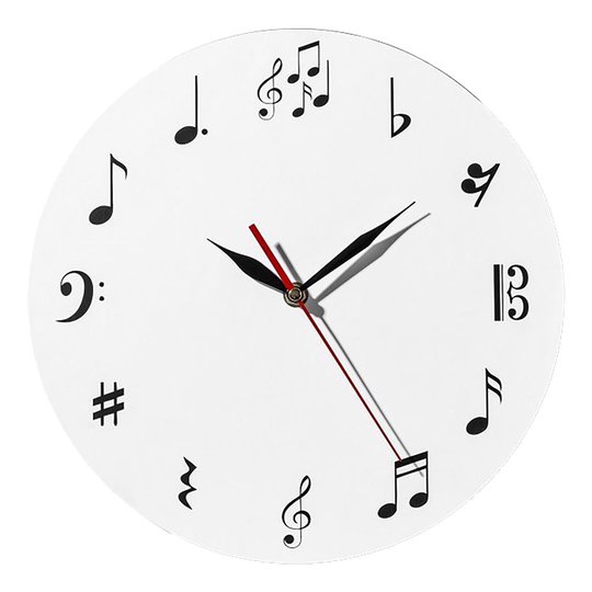 Väggklocka Musik