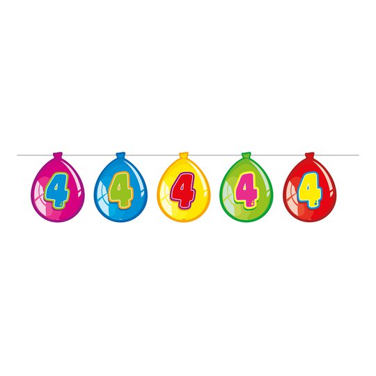 Girlang Ballonger 4-årskalas