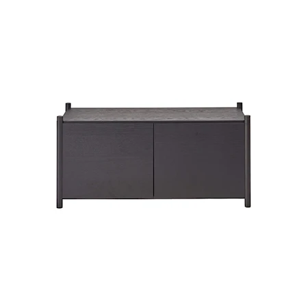 Sceene Bokhylla G 45x93x39 cm Ek Svart