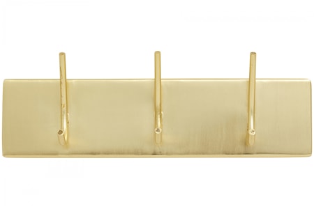 Haaoy Klädhängare 3 Krokar Golden