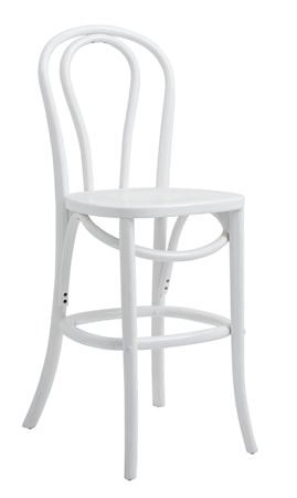 Barstol BISTRO 101x40 cm Vit
