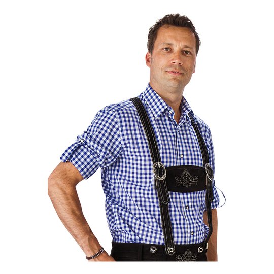 Oktoberfest Skjorta Blå - Medium
