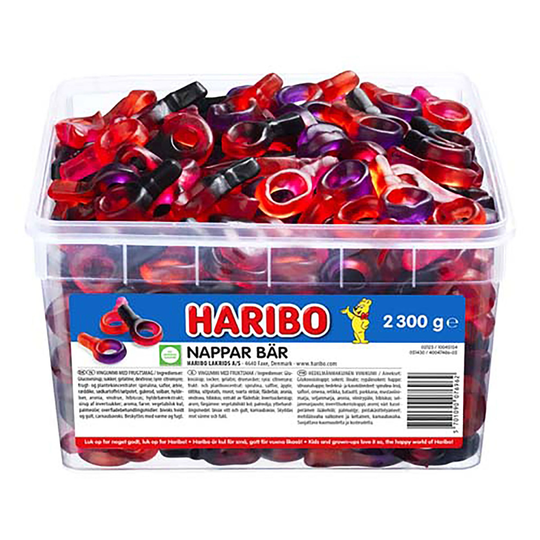 Haribo Nappar Bär Storpack - 2,3 kg