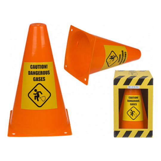 Varningskona Farliga Gaser - 1-pack