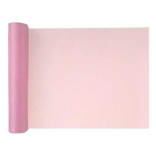 Bordslöpare Organza Crystal Rosa
