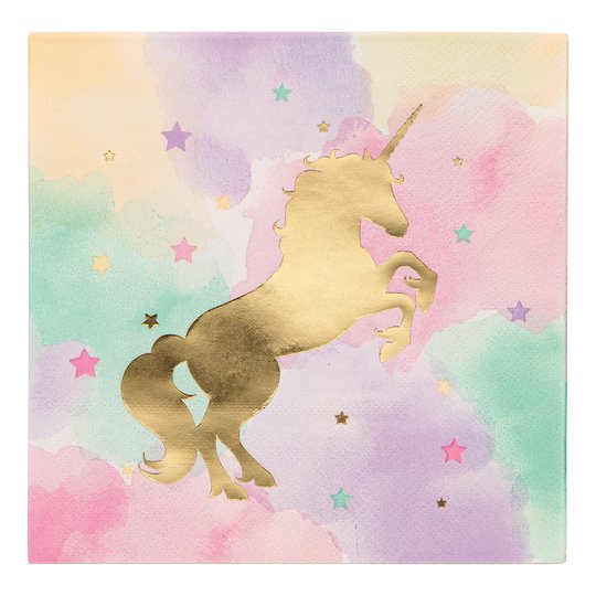 Servetter Unicorn Sparkle - 16-pack