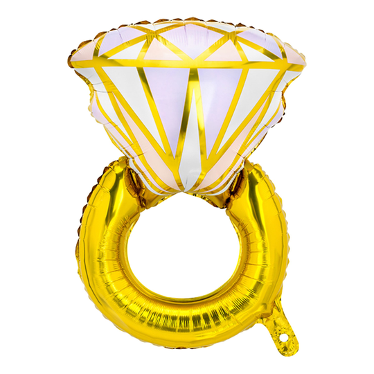 Folieballong Diamantring