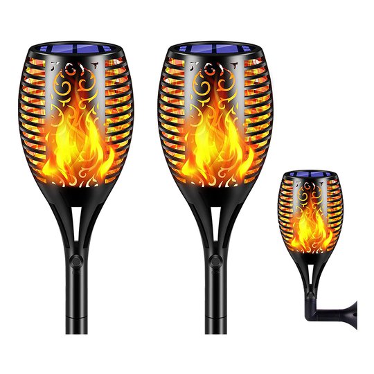 Solcellsdrivna Facklor - 2-pack