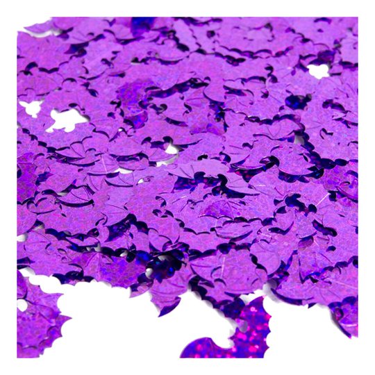 Konfetti Fladdermöss Lila Metallic - 15 gram