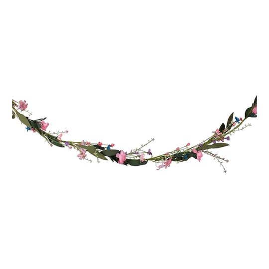 Blomgirlang Rosa Boho