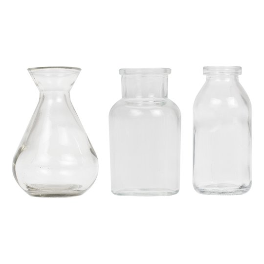 Glasvaser Mini - 3-pack