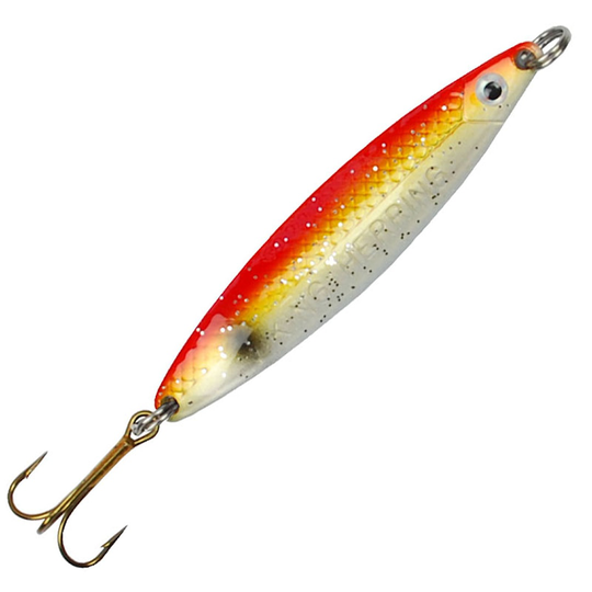 Viking Herring Glitter 22 g skeddrag Röd/Guld