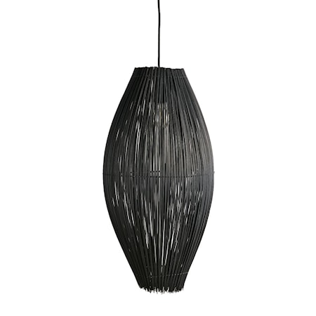 Fishtrap Bambu Large Taklampa 66x35cm Svart
