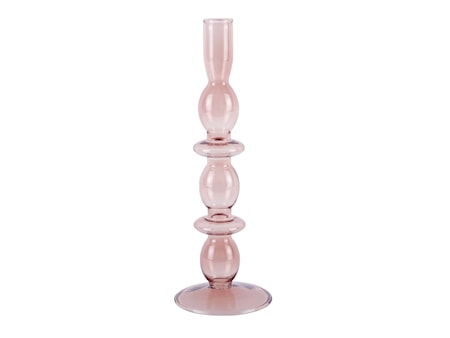 Art bubbles Ljusstake Glas Large Faded Pink