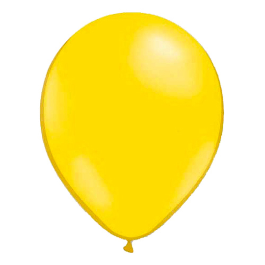 Miniballonger Gul - 100-pack