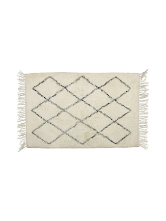 Shaggy Matta 170x240 cm Offwhite