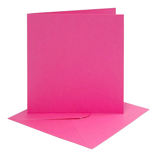 Gratulationskort Kvadratisk Rosa