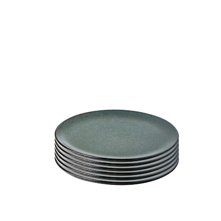 Raw Desserttallrik 20 cm Northern Green 6 st