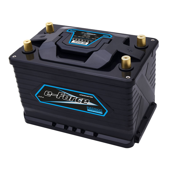 Patriot Marine e-Force LiFePo4 litiumbatteri 12V 80Ah