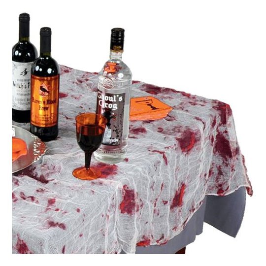 Halloween Bordsduk med Blod