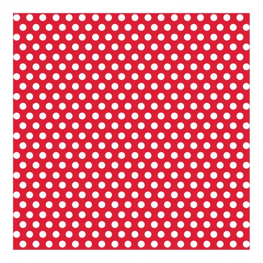 Presentpapper Röd Prickigt