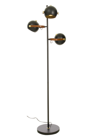 Bow Golvlampa. 3-Arm Svart IP20
