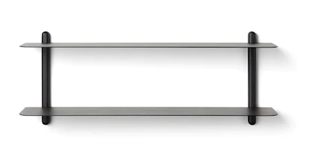 Nivo Hylla F 64x25 cm Svart Aska/ Svart