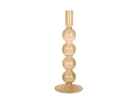 Swirl Bubbles Ljusstake Large Beige