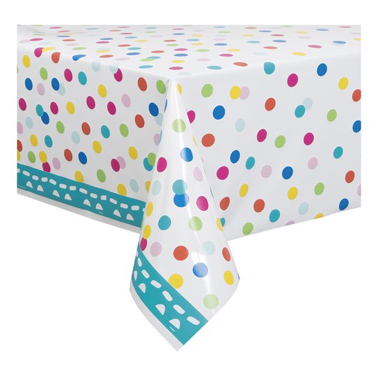 Plastduk Happy Birthday Turkos