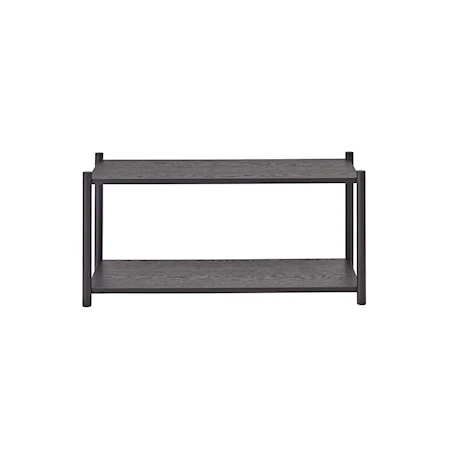 Sceene Bokhylla F 45x93x39 cm Ek Svart