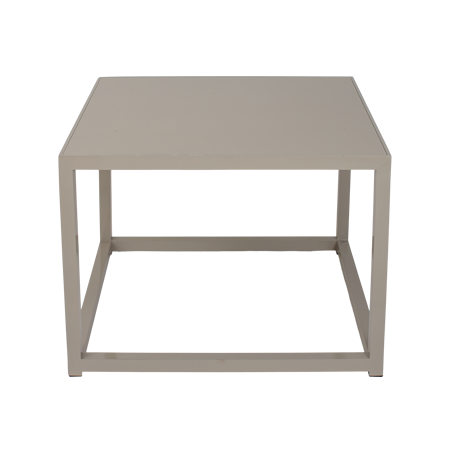 Lacquer Square Soffbord 70x70 cm Cool Grey